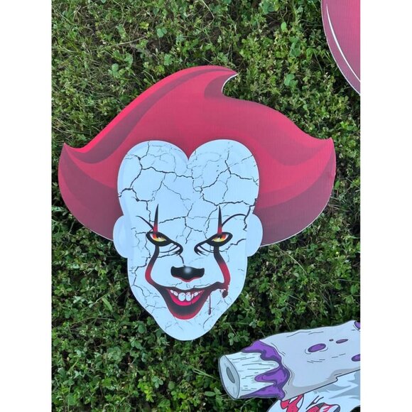 Halloween Yard Decor, Pennywise, Horror, Zombie - Picture 2 of 4